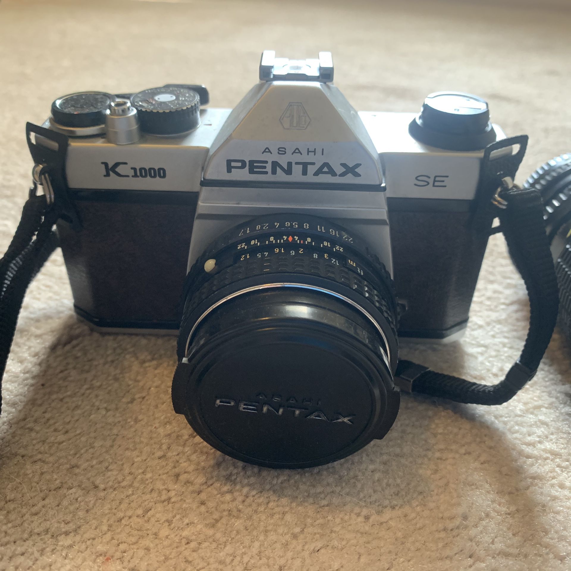 Pentax 35 mm SLR Film Camera with Accessories