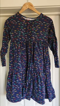 Hanna Andersson girls long sleeved dress (size 12)