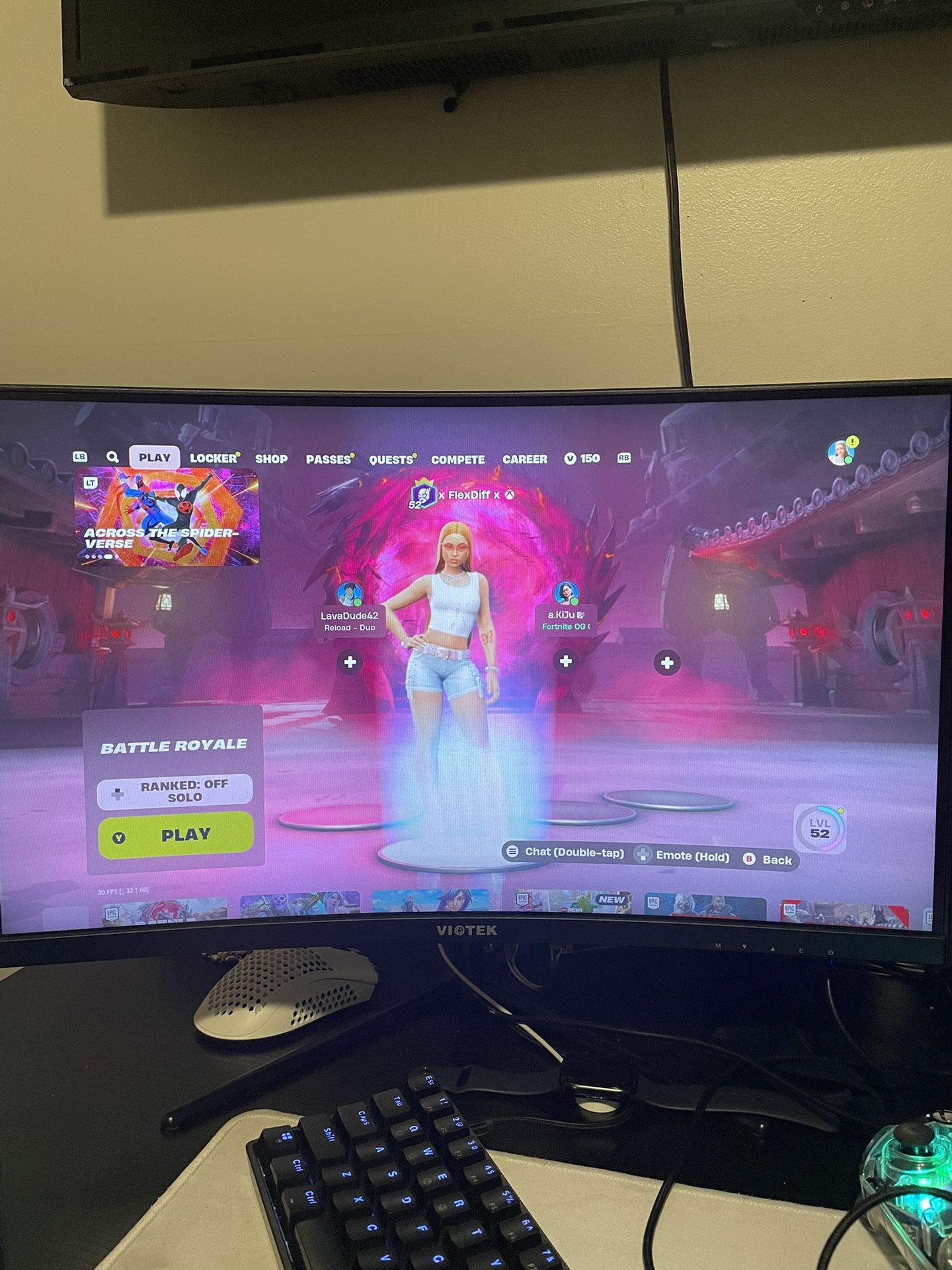 Viotek Curved Monitor