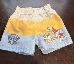 Paw Patrol Swim Trunks For Baby 12 Months