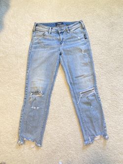 Silver Jeans  Size W29/L25 AIKO Slim Crop 