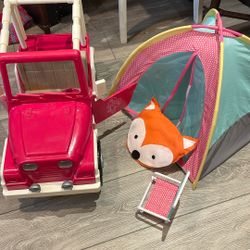 Camping Set For 18 Inch Doll 