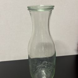 A Glass Juice Jar from Create Barrel