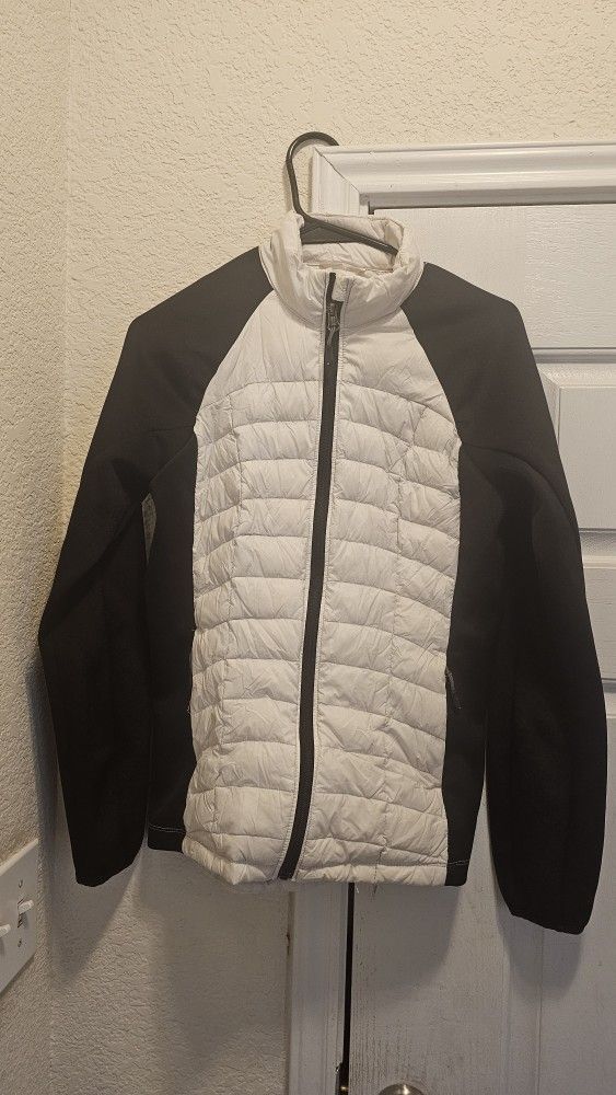 Woman's 32 Degree Jacket Down filled center waterproof SMALL Side Zip Pockets