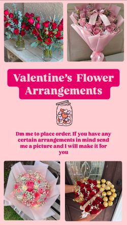 Valentine's Flower Arrangements