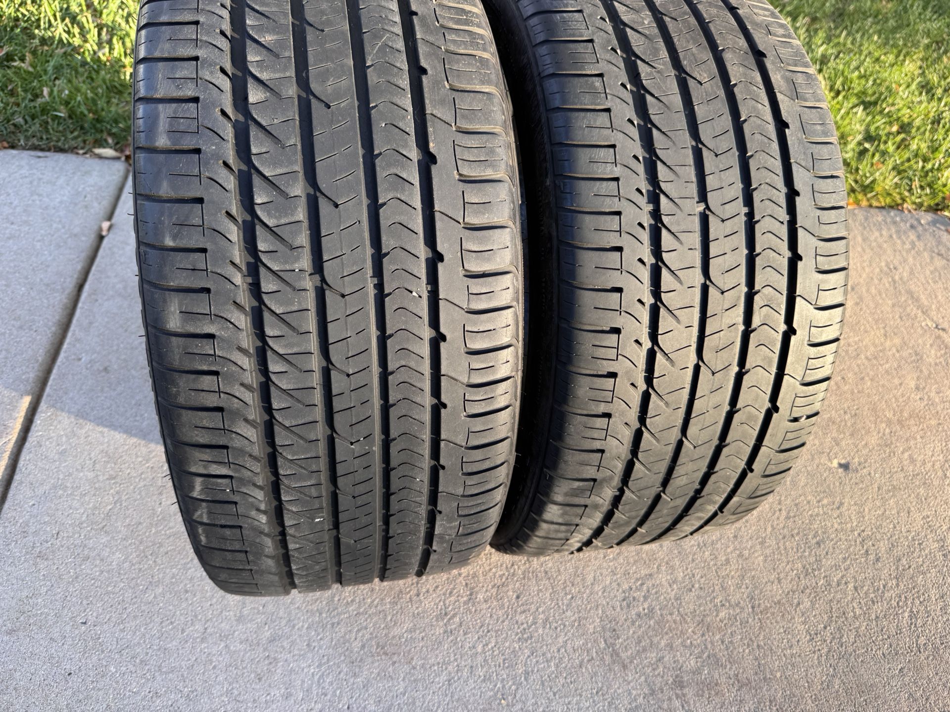 Pair (2) 255 35 18 Goodyear Eagle Sport all season tires