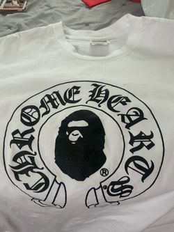 Chrome heart x bape tshirt