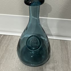 Holmegaard Vintage Blue Glass Cherry Eisinore Carafe