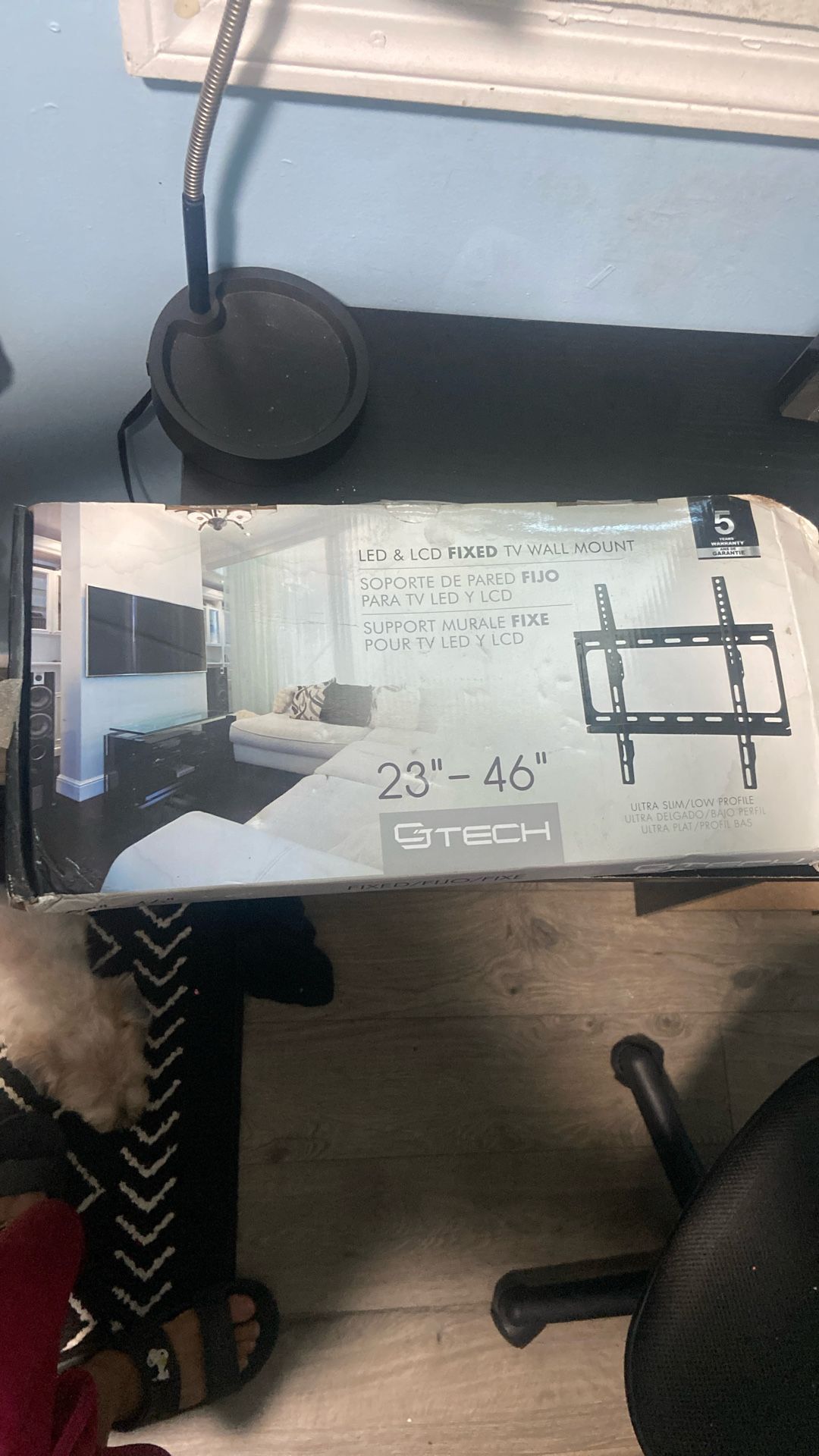 TV Wall Mount Bracket – Fits 23” to 46” TVs