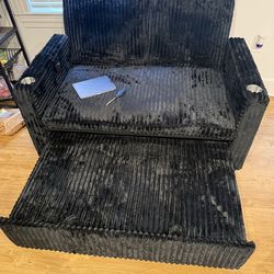 Sofa Bed, Loveseat Convertible Sofa with Pull Out Bed,