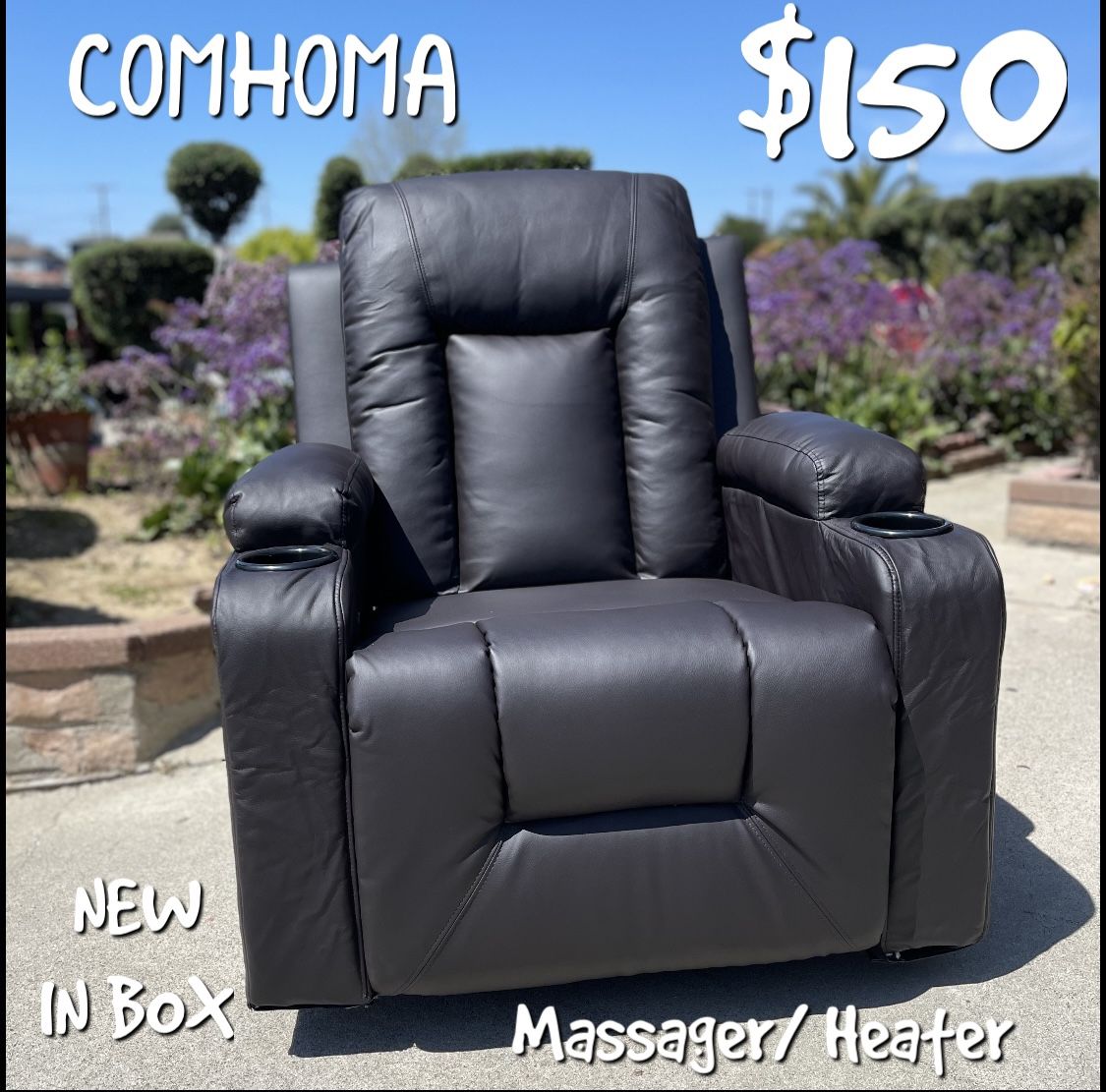 COMHOMA MANUAL SWIVEL RECLINER NEW FURNITURE
