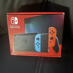 Nintendo switch  Switch With Neon Blue And Neon Red Joy -con-Nintendo Switch