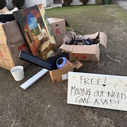 Free Items Moving Out Need Gone Asap