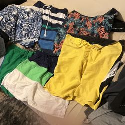 6 Pair Of Large Men’s Swimming Trunks 