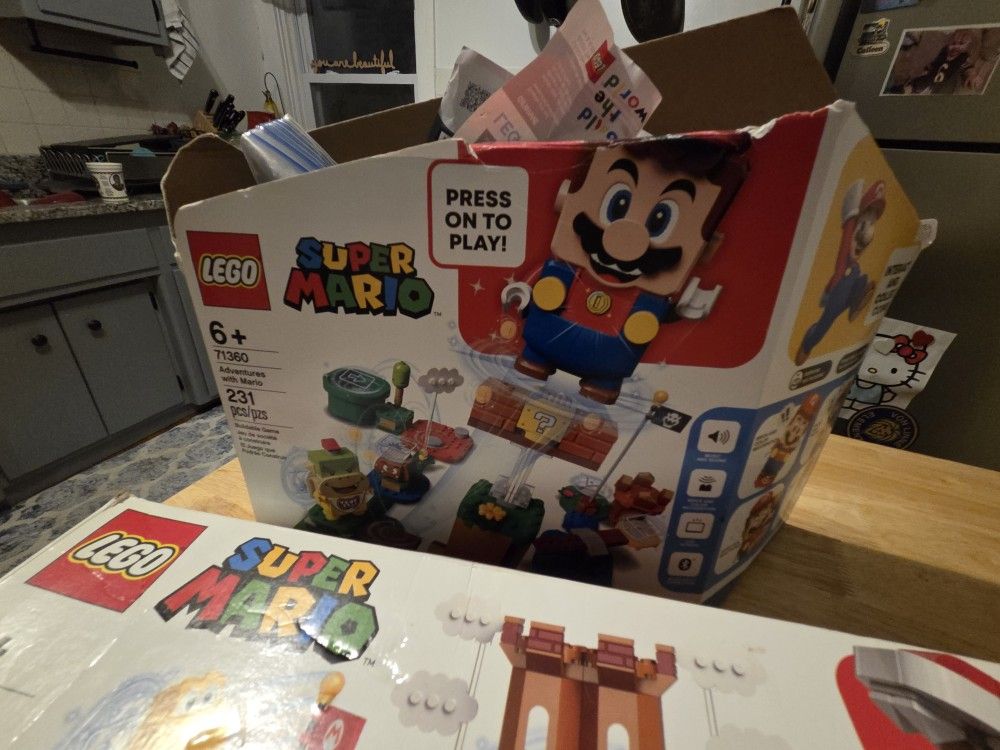 2 Mario Brothers Legos: Complete Sets