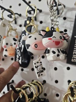 Cow Theme Keychains