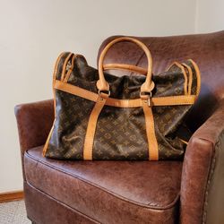 Authentic Louis Vuitton Sac Chien 50 Monogram Pet Carrier Travel Bag