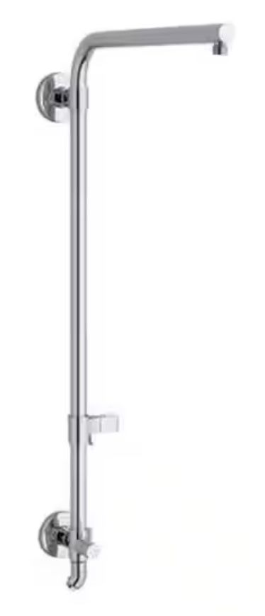 HydroRail Bath/Shower Column for Beam Shower Arm in Polished Chrome