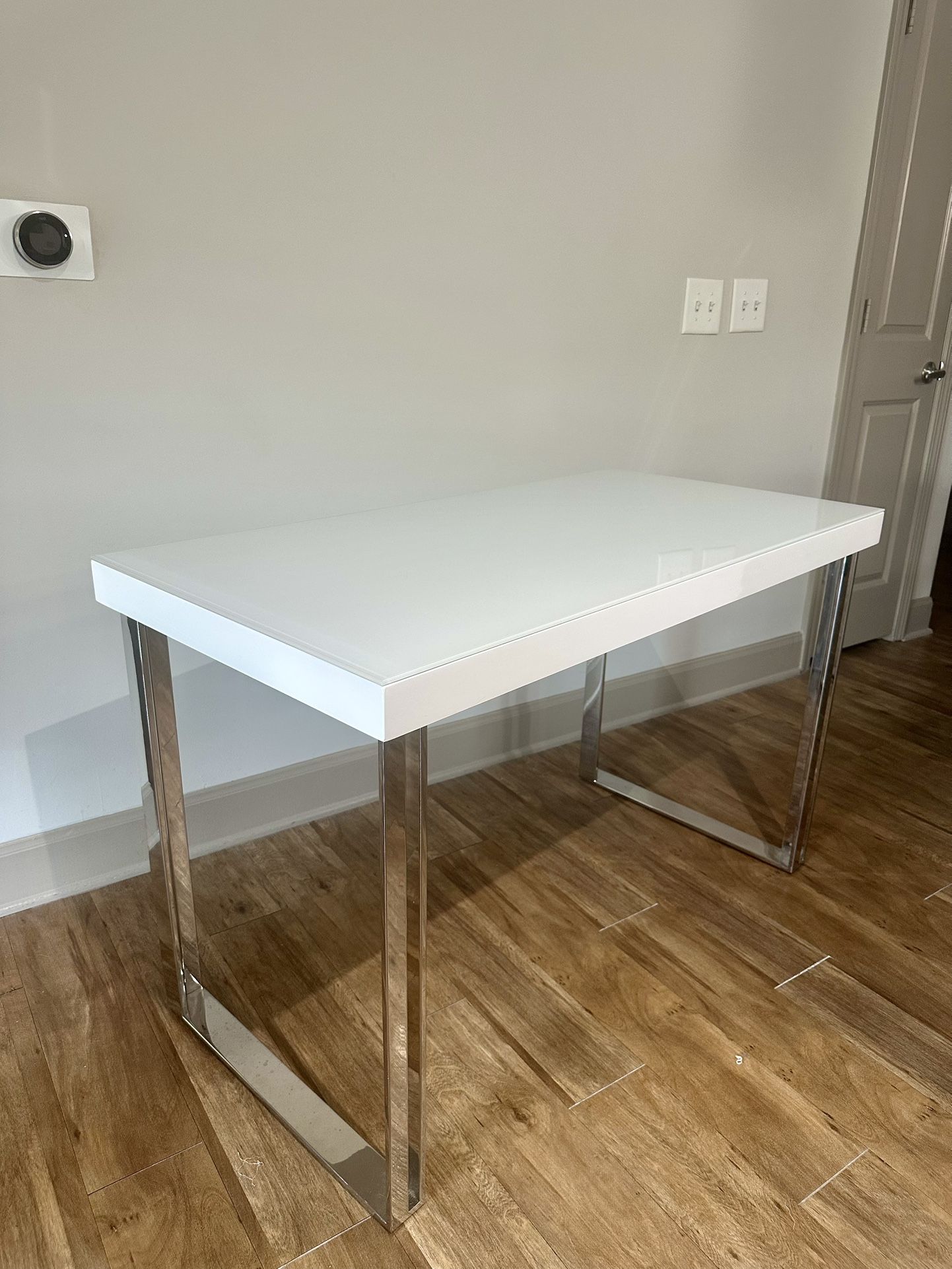 Two White Tables