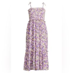 Time & Tru Women’s Sundress With Pockets Dress