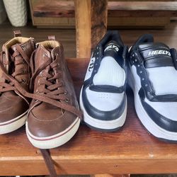 Heelys And Kids Dress Shoes (from target) Size 3