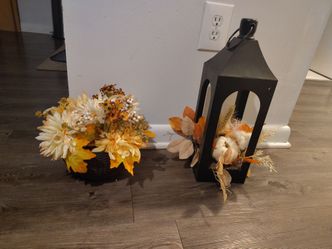 Fall flower decor