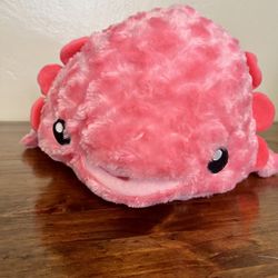 Round 1 - 22” Curly Oopa Looper Pink Axolotl Plush