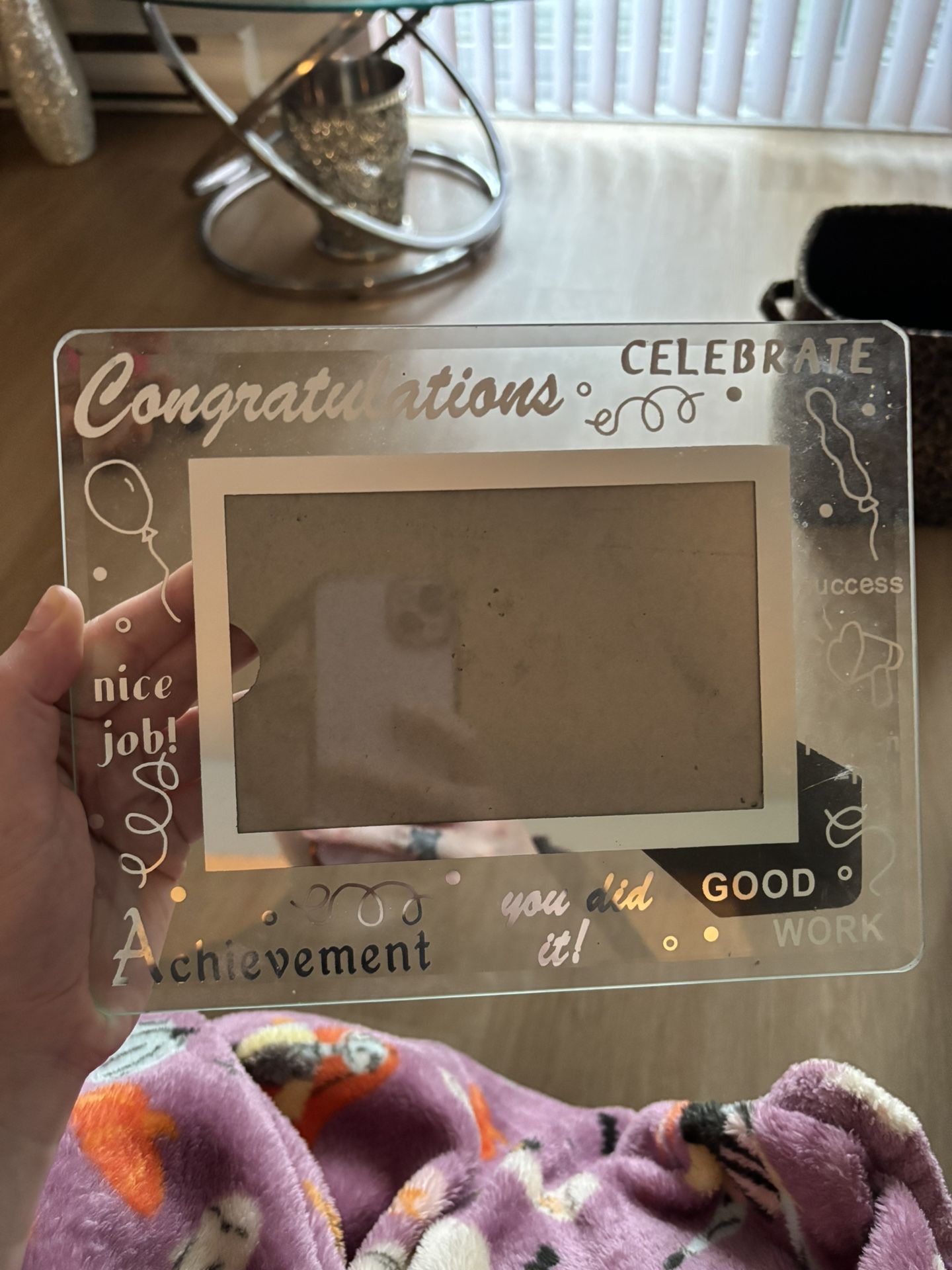 Graduation Glass Picture Frame