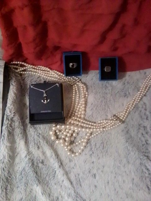 Men's Rings and Necklaces Stainless Steel