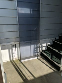  Sliding Glass Door Panel   (NO WHEELS)