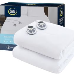 Serta Heated Mattress Pad King Size Electric Mattress Pad, Deep Elastic Pocket, King, White
10 Heat Setting Controller Auto Shut Off Timer Up to 17" M