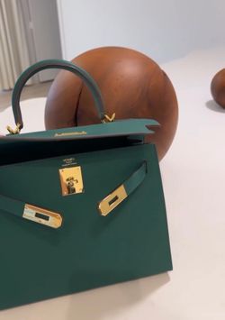 Hermes Kelly Emerald Green 28