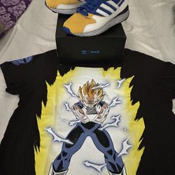 Dragon ball z Adidas (Vegeta) w/ Shirt