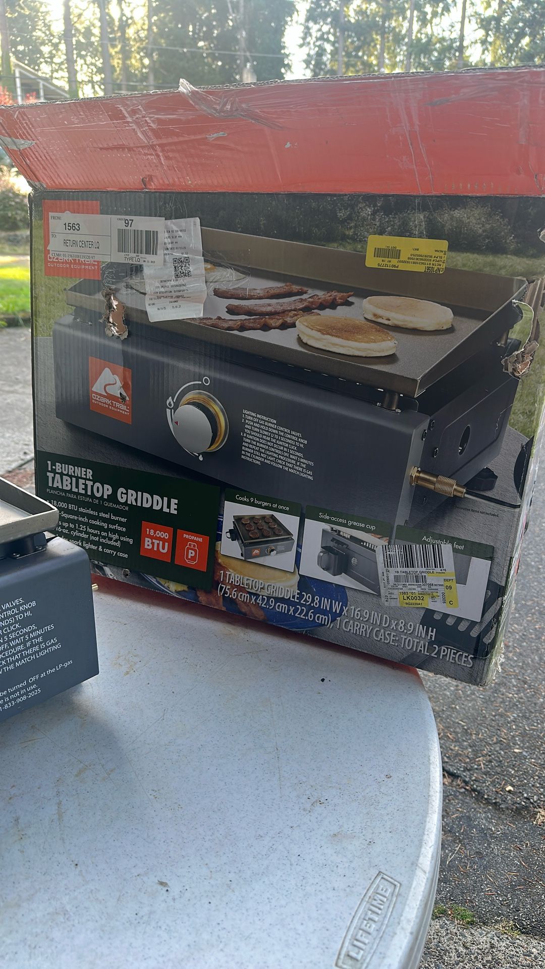Park Trail Tabletop Griddle