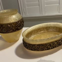 Bathroom Soap Dish And Brush Holder 