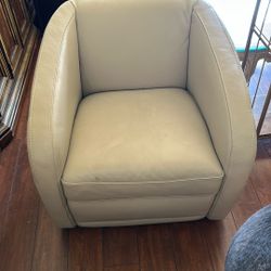 Swivel Leather Chair