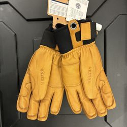 Leather Gloves HESTRA Fall Line Alpine Pro Unisex 10 XL New With $190 Tags Free Shipping!
