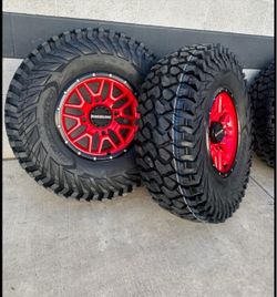 On Sale. RACELINE 15x7 4x137 Wheels & 32x10-R15 OBOR Rocscraper tires for CAN AM MAVERICK & HONDA TALON SXS utv sxs (We Finance)