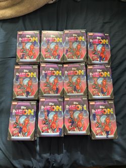 2026 Topps neon marvel Value Boxes