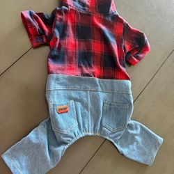 nwot: pet outfit (L)