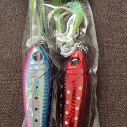 tuna bomb / tuna jig / saltwater jig / bluefin tuna lure / heavy jig / fast sinking jig / offshore fishing / big game lure / strong hooks / high speed