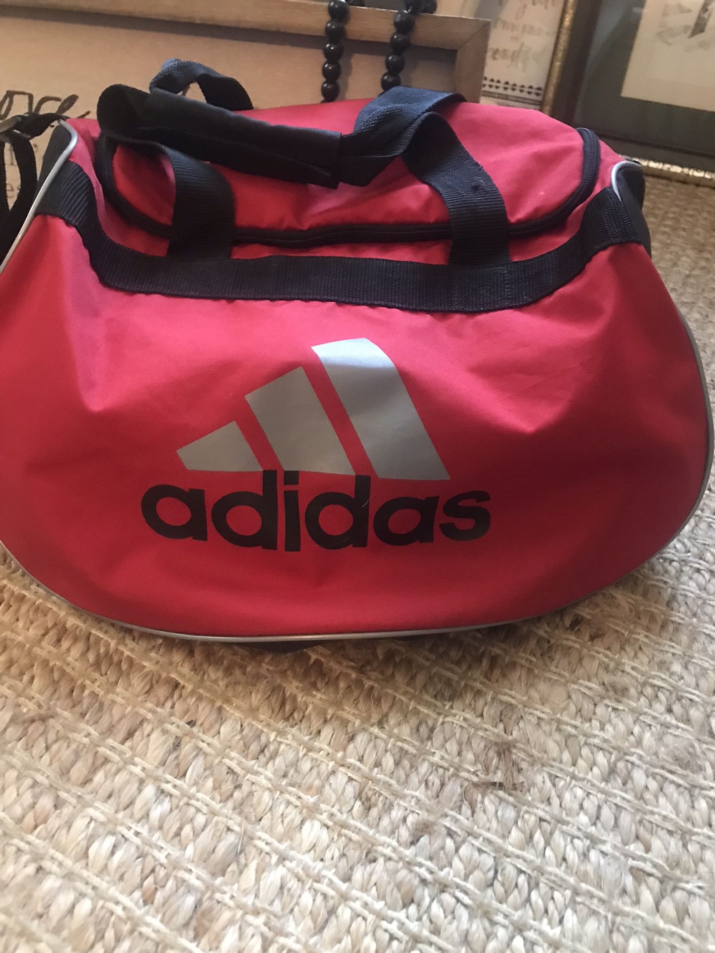 Red Adidas Duffle Bag
