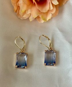 Blue Gradient Earrings