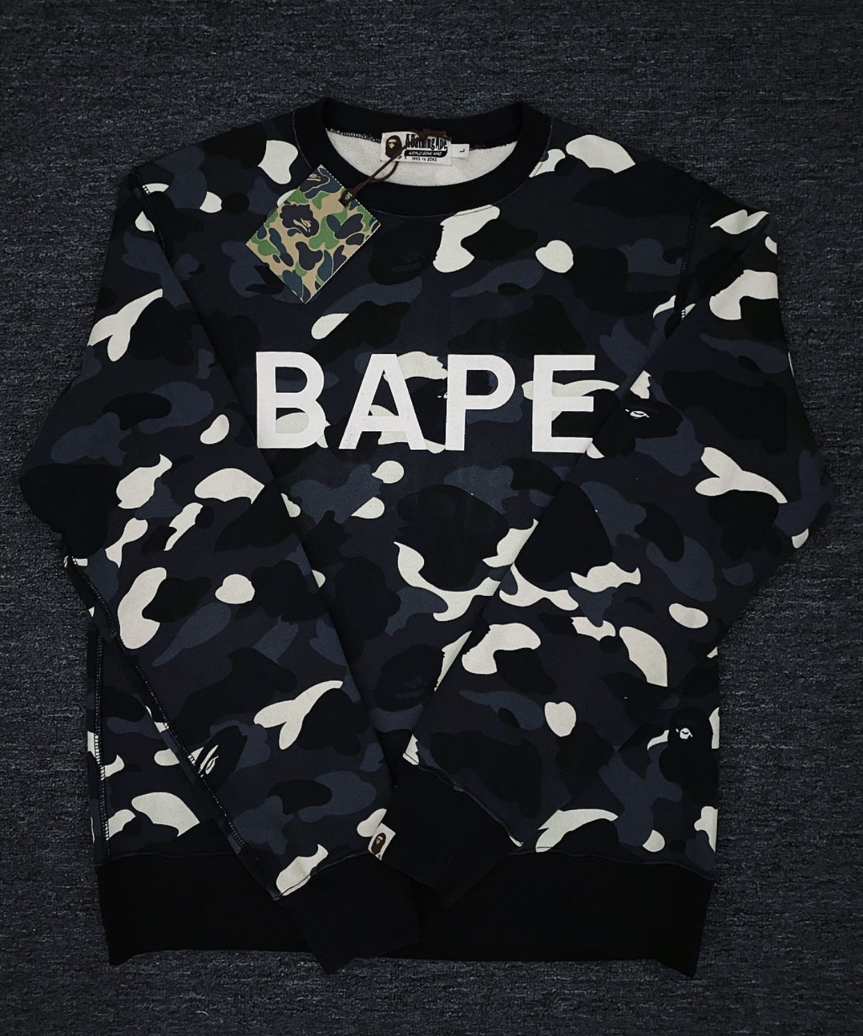 Bape City Camo Crewneck Black