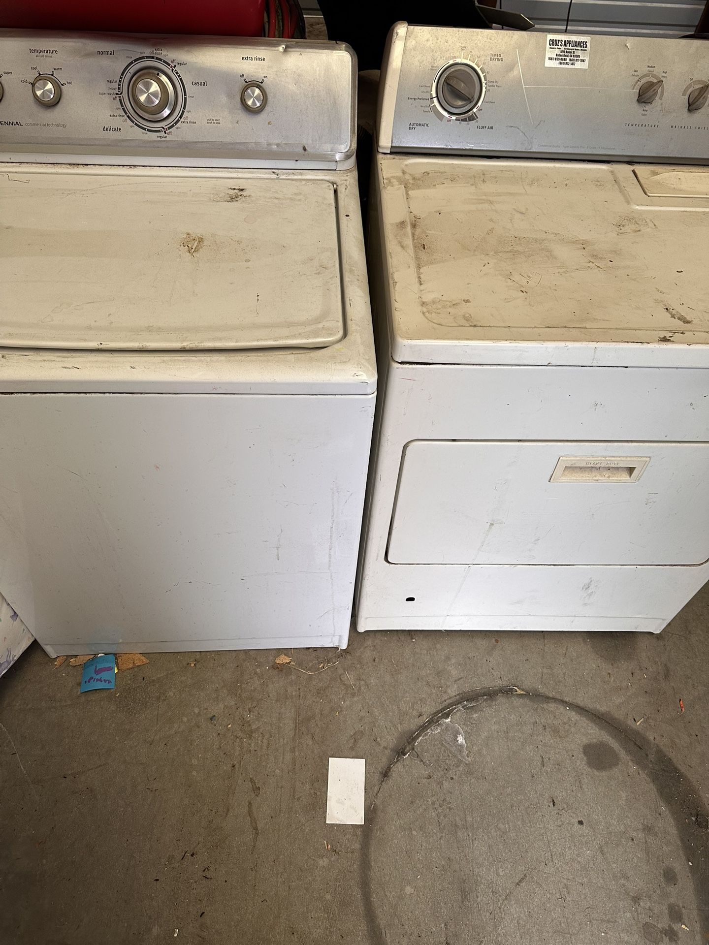 Washer And Dryer Need Gone