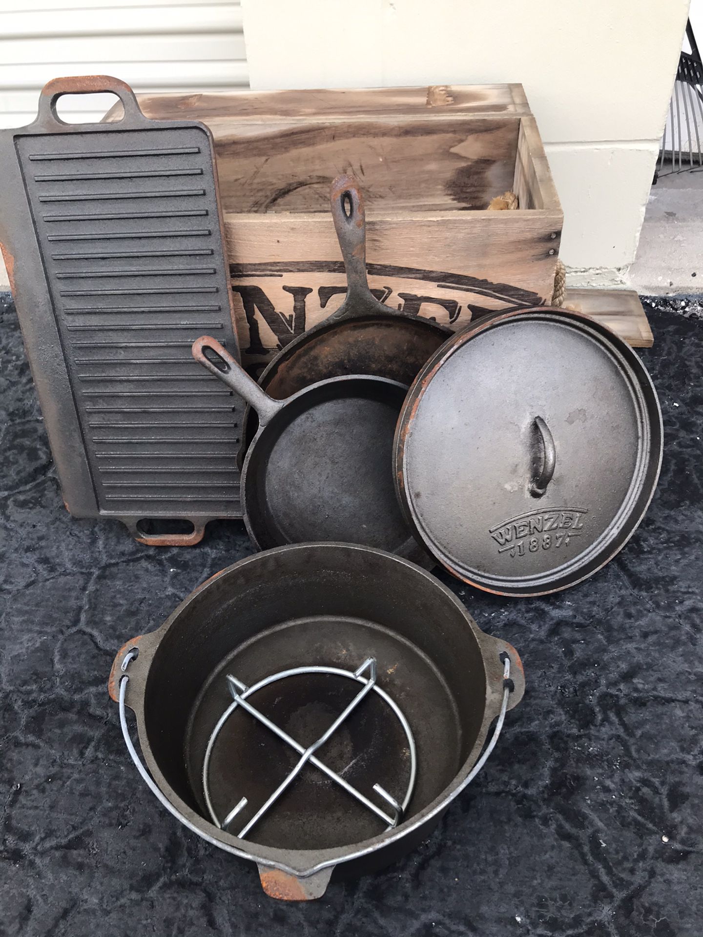 Cast iron cook ware {Read post }