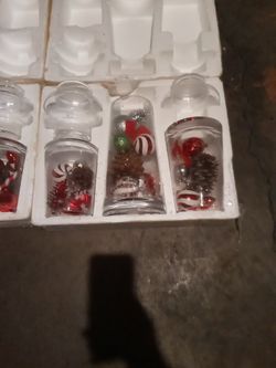 Christmas Decor Jars