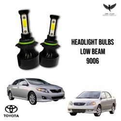 01-13 Toyota Corolla Installation FREE Headlight Led Bulbs Color White 6K