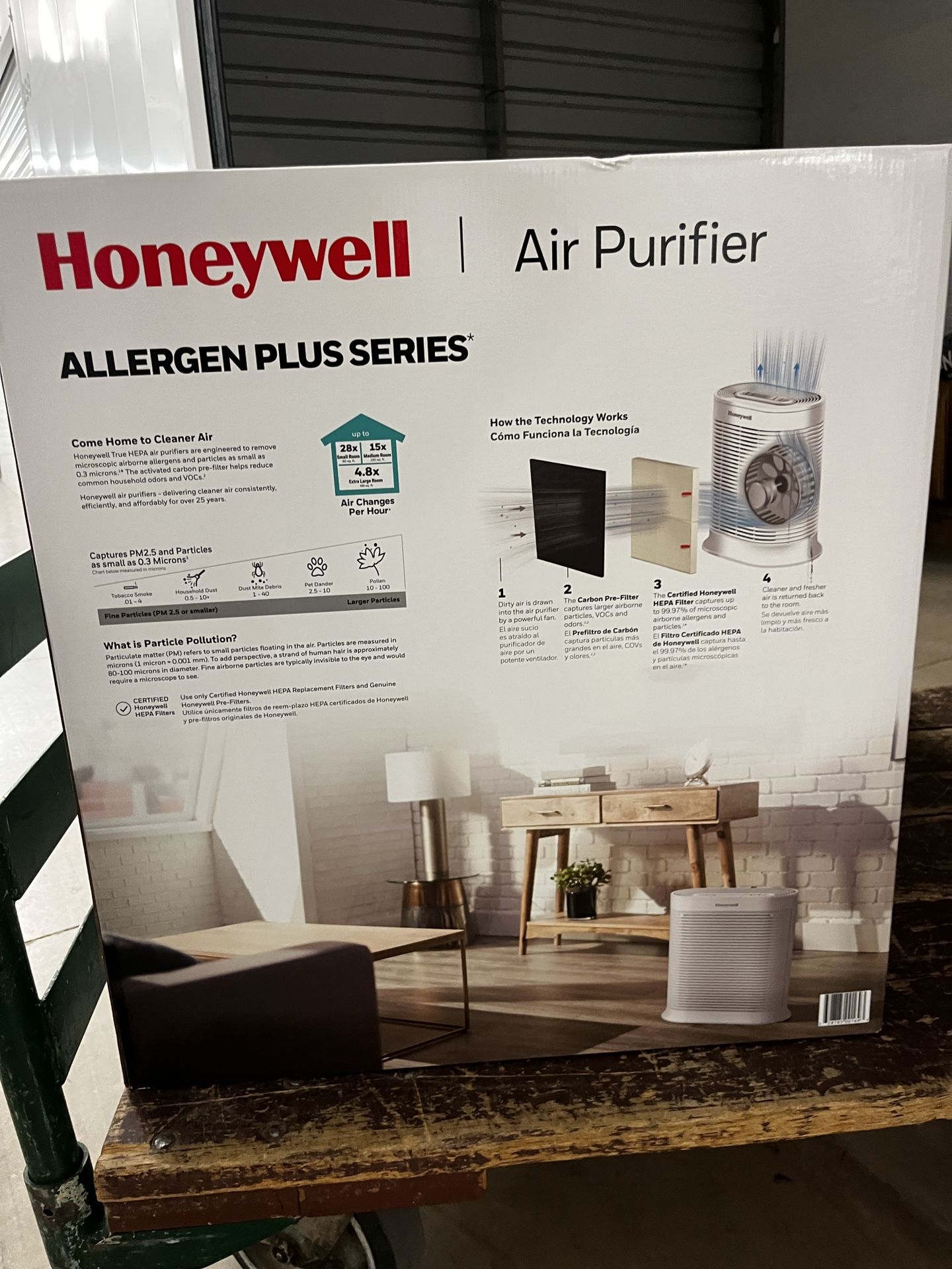 Honeywell AllergenPlus HEPA Air Purifier, Airborne Allergen
