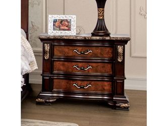 Aquilina Cherry/Oak Nightstand